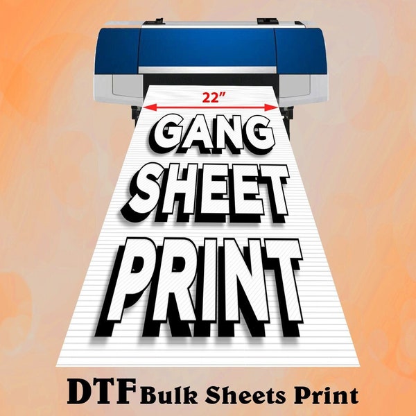 DTF Gang Sheet, Custom DTF Transfers, Wholesale Gang, Bulk DTF Sheets, Ready To Press, Direct to Film Transfer, Personalized Heat Print