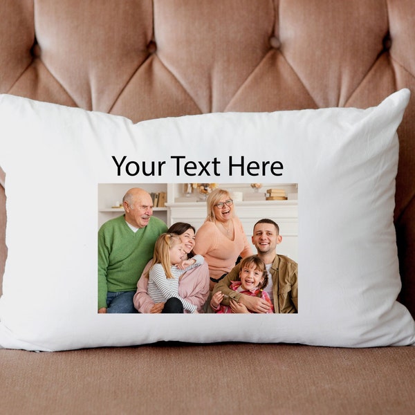 Custom Family Photo Pillowcase, Custom Pillowcase, Photo Pillowcase, Personalized Pillowcase, Love Pillowcase, Valentine's Day Gift