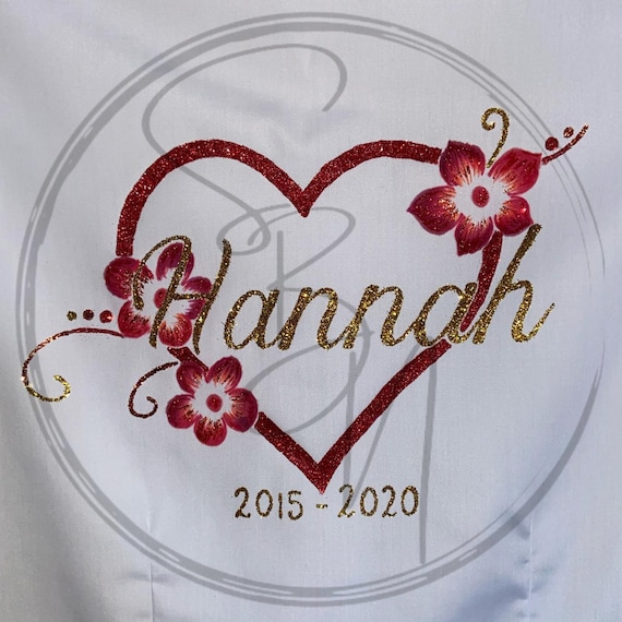 Leavers Shirt 2023 Glitter Heart Etsy UK