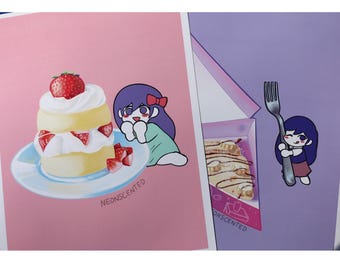 OMORI Aubrey & Mari prints- 8.5 x 11in  || omori aubrey mari headspace