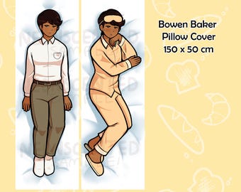 Bowen Omori Body Pillow case  || Bowen Baker dakimakura pillow cover
