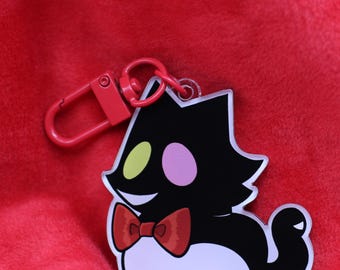 Pluey Mike 2" charm || deltarune mike trio shadow guy