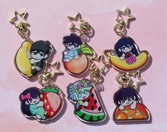 LAST CHANCE Omori 2" acrylic charms || Omori kel aubrey basil mari hero