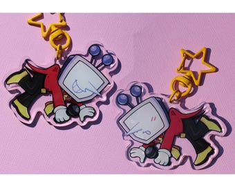 Tenna 2.5" dangling charm || deltarune mr ant tenna