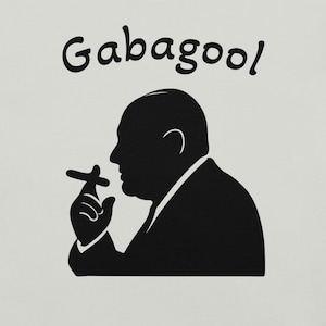 Gabagool T-Shirt: Tony Soprano Silhouette, Italian American Pop Culture