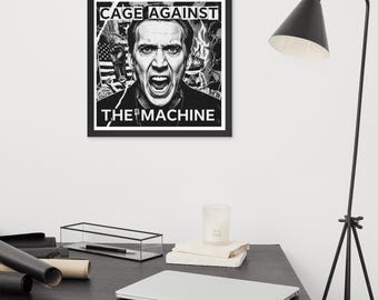 Cage Against the Machine Framed Poster