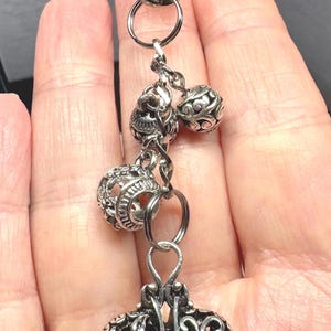 Bag Charm - Handbag Jewelry - Purse Bling - Silver Heart  Purse Charm - Heart Purse Charm - Handbag Charm - Purse Dangle - Backpack Charm