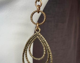 Boho Style - Antiqued Brass - Everyday Earrings - Lightweight Earrings