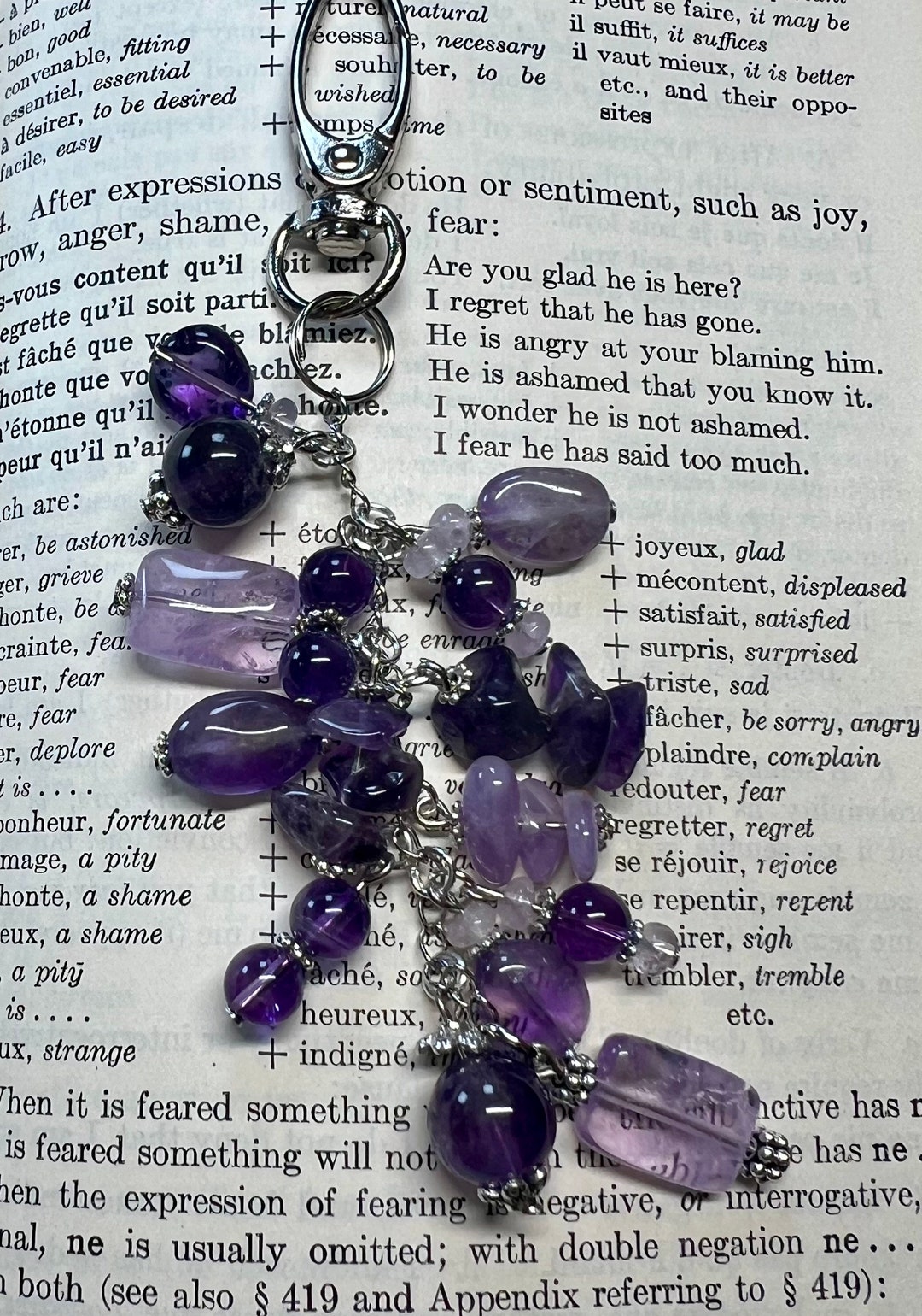 Amethyst Gemstone Purse Charm With Gift Box or Bag Amethyst - Etsy