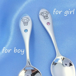 Sterling Silver Baby Spoon-mini size, Engraved Baby Gift