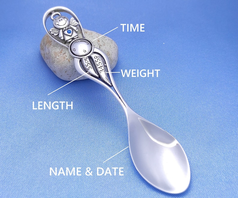 Sterling Silver Baby Spoon Engraved Baby Gift. Etsy