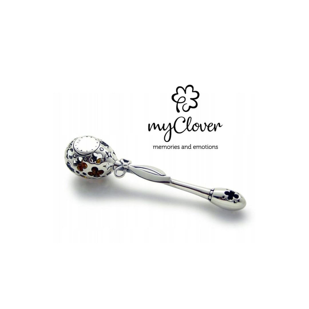 Engraved Sterling Silver Baby Rattle, Personalized Newborn Gift - Etsy