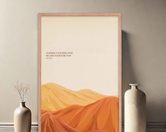 What Stands in the Way - Marcus Aurelius Quote Poster: Stoic Philosophy Art Print