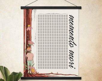 Memento Mori, Leben in Wochen Kalender, Stoische Philosophie