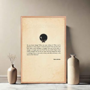 Marcus Aurelius Print On Change | Stoic Philosophy Poster | Growth Mindset Quote