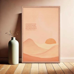 Gayatri Mantra Print | Savitri Mantra Print | Meditation Chant Poster | Meditation Art