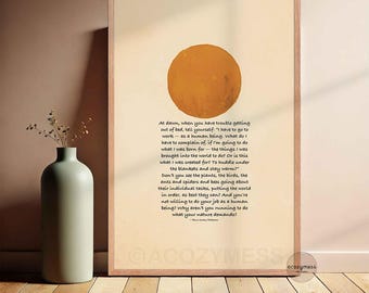 Marcus Aurelius Print | Stoic on Morning Motivation Poster | Philosophy Gift for Stoic