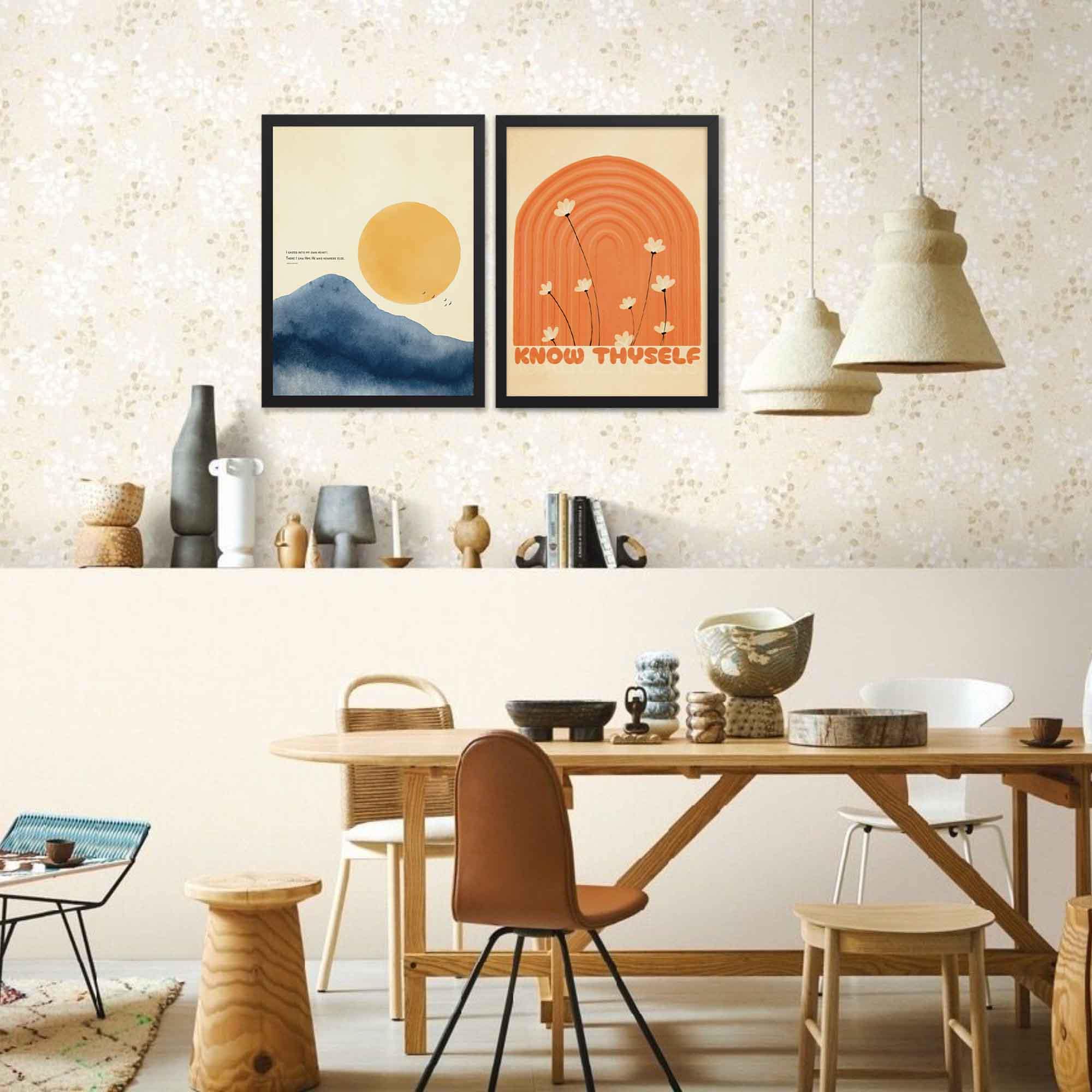 Rumi Quote Art Print: Spiritual Zen Landscape Poster - Etsy
