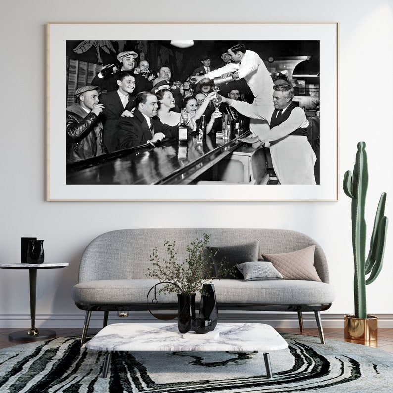 Prohibition Era Photo Print: Vintage Bar Decor Printable (digital ...