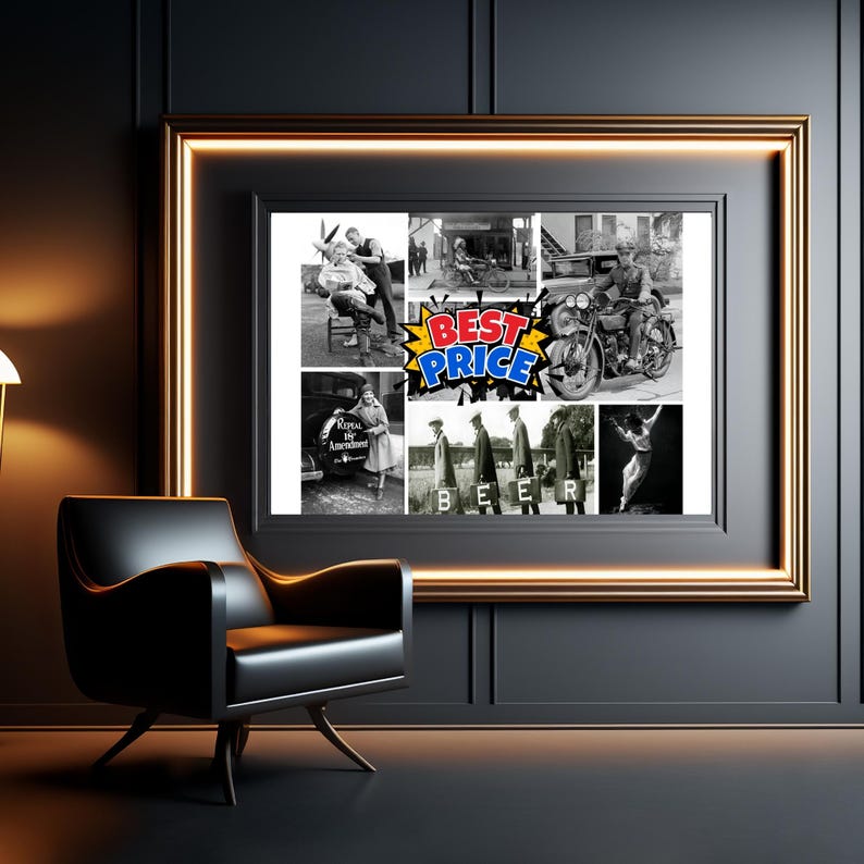 ArtHistoryPrintsCo - Printable Vintage Photograph Print, Black and White Photo, Instant Digital Download Gift, Wall Art Home Decor