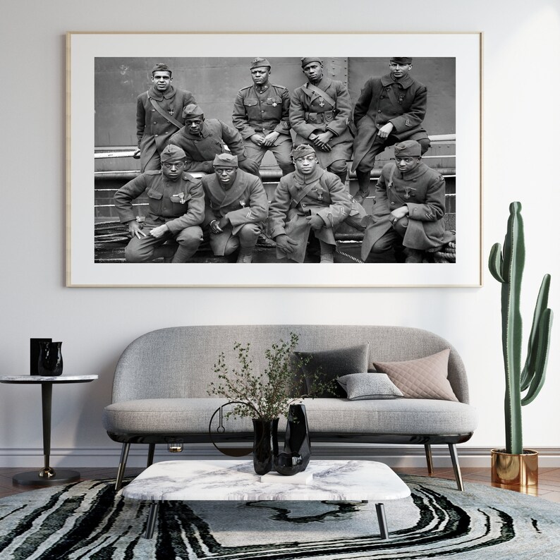 Harlem Hellfighters Print: 369th Infantry Regiment, WW1 Poster (digital ...