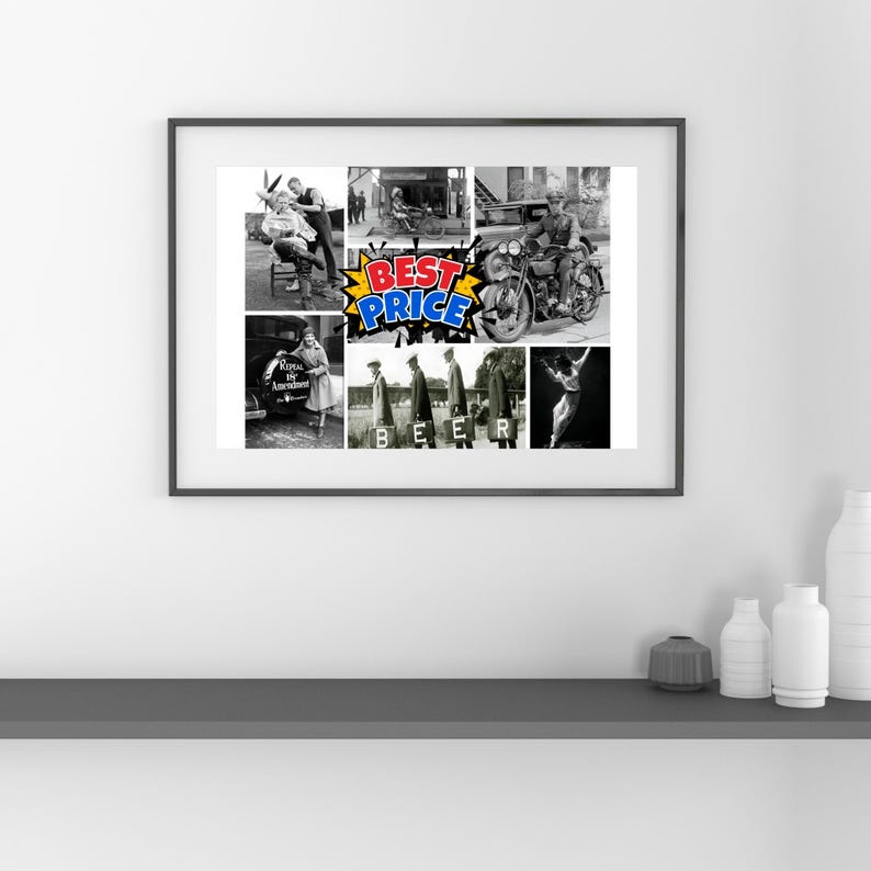 ArtHistoryPrintsCo - Printable Vintage Photograph Print, Black and White Photo, Instant Digital Download Gift, Wall Art Home Decor