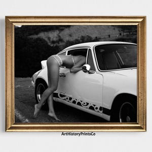 Vintage Porsche Carrera Photo Poster