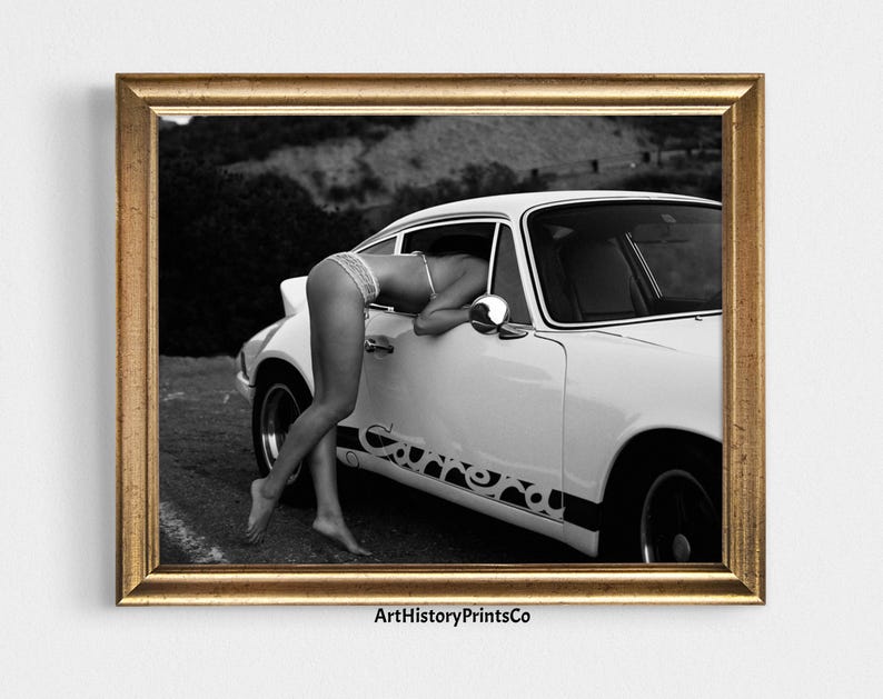 Vintage Porsche Carrera Photo Poster