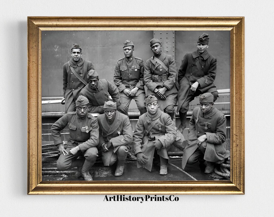 Vintage Harlem Hellfighters 369th Infantry Regiment WW1 1919 PRINTABLE ...
