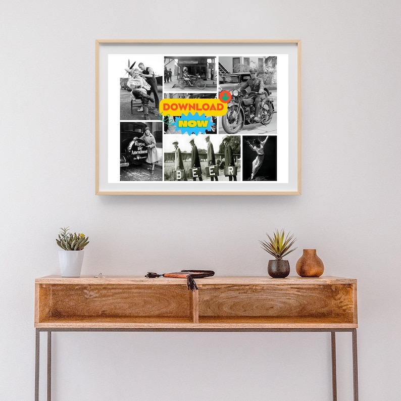 ArtHistoryPrintsCo - Printable Vintage Photograph Print, Black and White Photo, Instant Digital Download Gift, Wall Art Home Decor