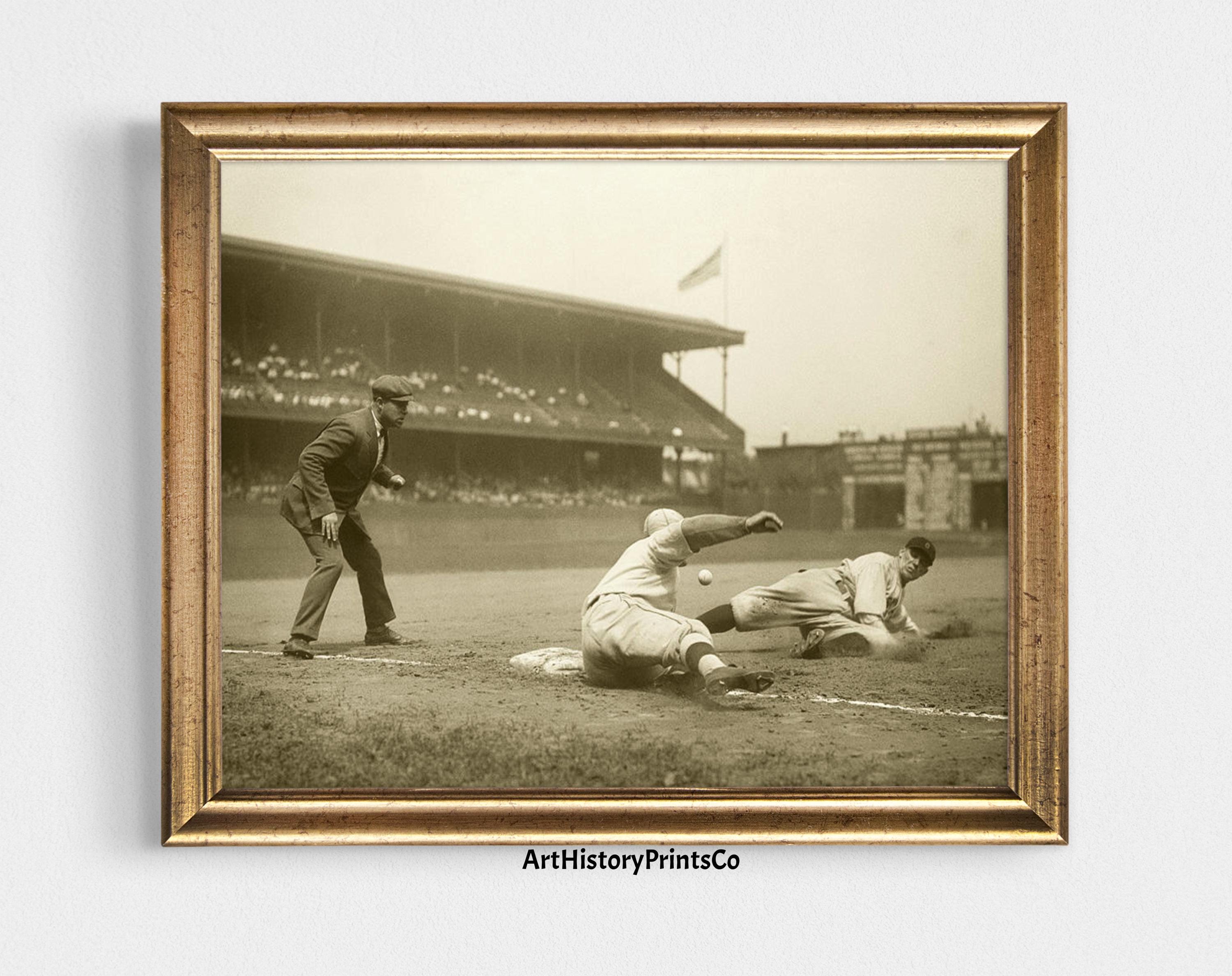 1920s Baseball Player Printable Vintage Poster, Black and White Wall Art, Sports Photo Print, Digital Download Home Decor Gift 258