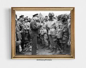 Vintage Paratrooper Photo Print: US Military War Photography (Digital Download)