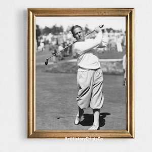Vintage Photo Poster Retro Golf Print | Black and White Print Sports Bar Wall Decor | Home Decor Golf Old Picture Digital Printable 208