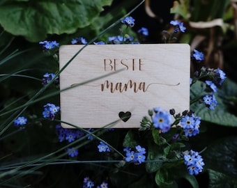 Kleines individuelles Holz Schild für Muttertag, Ehefrau, Oma, Familie mit deiner Kreativität und Liebe