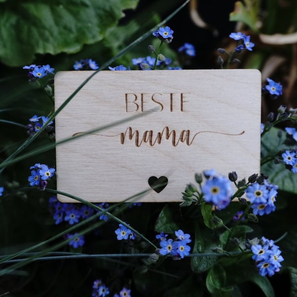 Kleines individuelles Holz Schild für Muttertag, Ehefrau, Oma, Familie mit deiner Kreativität und Liebe
