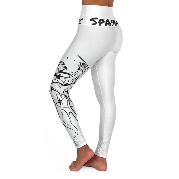 High Waisted Yoga Pants Yoga Pants With Print Black and -  Canada