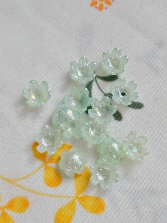 Jellyfish Beads Flower Beads Acrylic Beads Beads Bell 