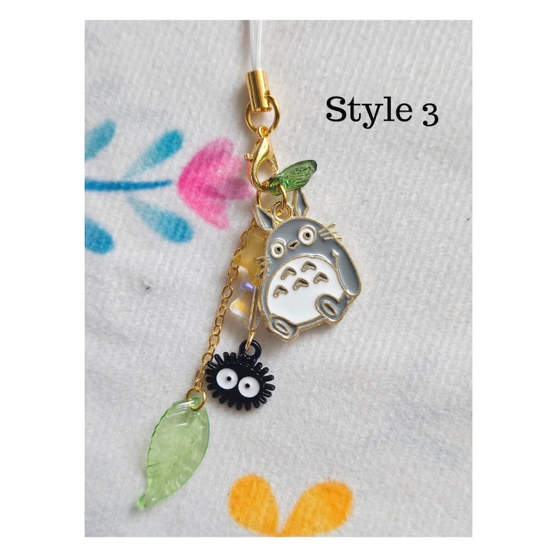 Toto Phone Charm, handmade phone charm, gifts for her, Phone Charm image 4