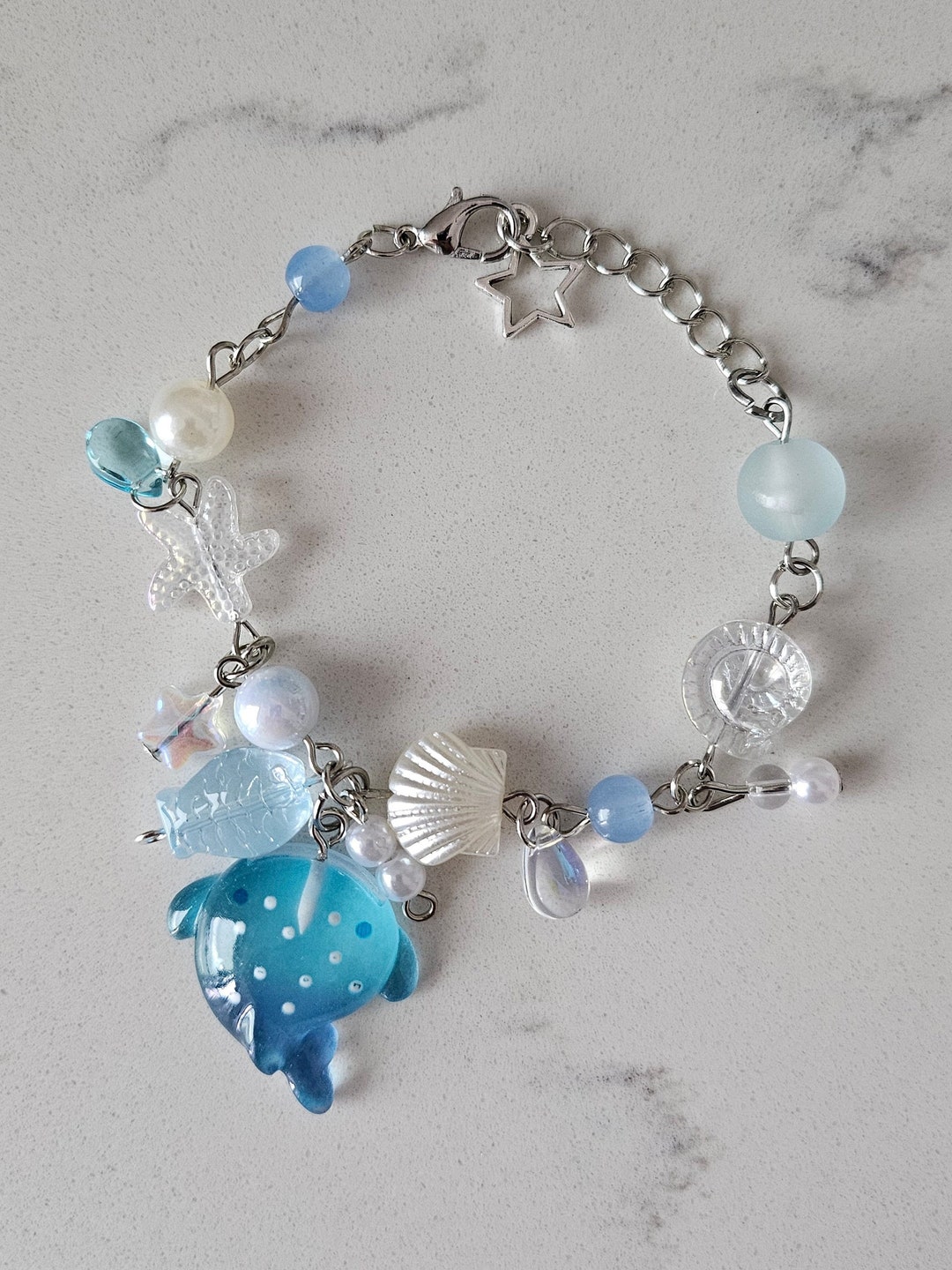 Whale Shark Bracelet, Beaded Bracelet, Handmade Bracelet - Etsy