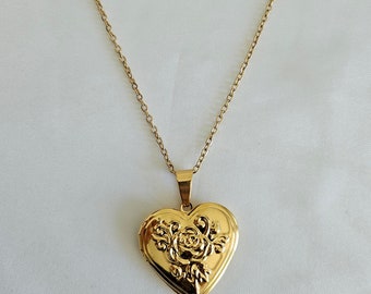 Vintage Heart Necklace, Lockets