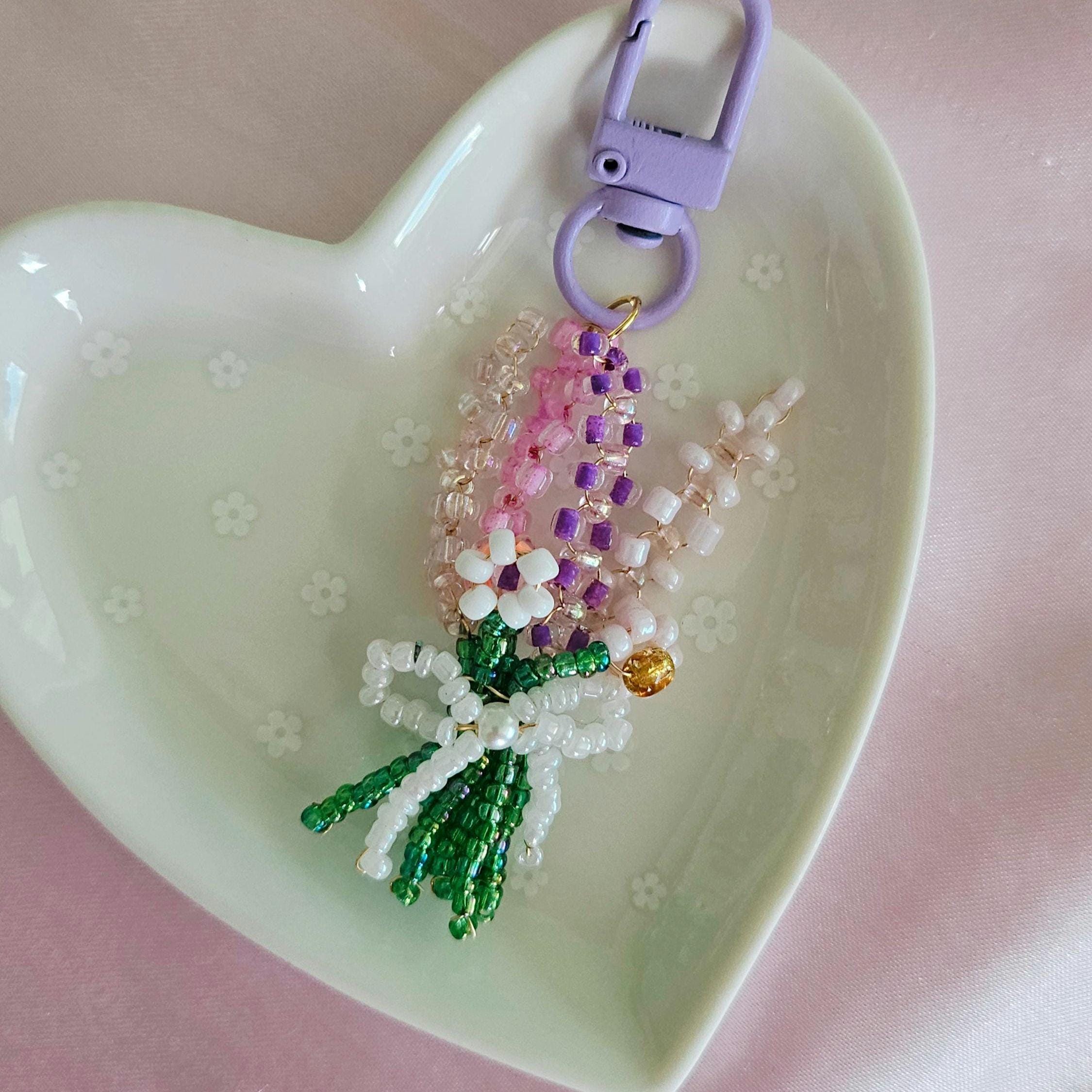 Lavender Phone Charm, Flower Phone Charm, Phone Accessories Etsy UK