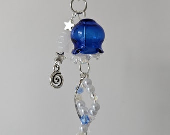 Moon Jellyfish Phone Charm, Cute Phone Charm, Phone Accessories