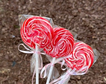 Pink Twirly Lollipops