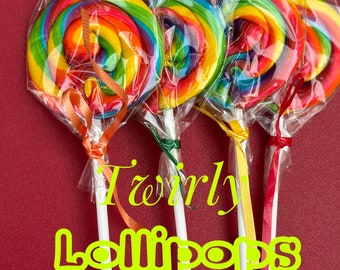 Twirly Lollipops Medium size | Party Favors