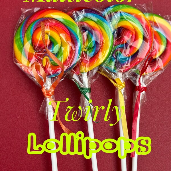 Twirly Lollipops Medium size | Party Favors