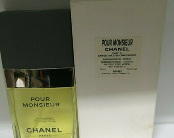 Chanel Pour Monsieur Eau De Toilette Concentree 2.5 Oz Spray NEW Vintage