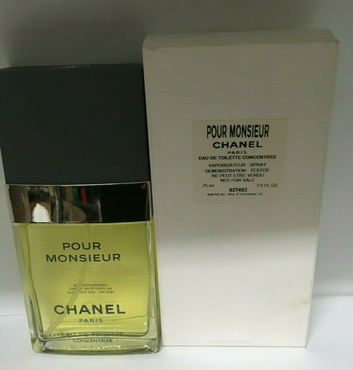 Chanel POUR MONSIEUR for Men 100 ML, 3.4 fl.oz, As Pictured, EDT.