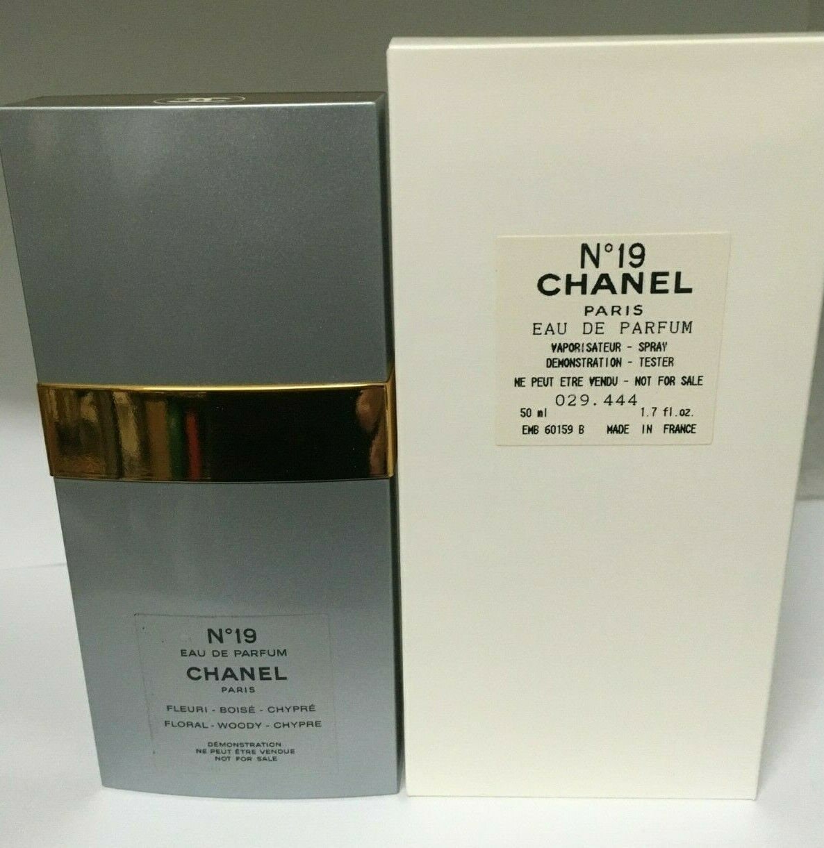 Chanel NO 19 Eau De Parfum Refillable Spray 1.7 Oz 50ml NEW VINTAGE