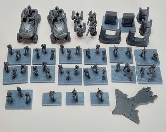 HGC - Human Army Starter Force - 1/100th Scale Miniatures