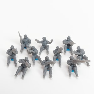 HGC - Human Trooper Passenger x10 - 1/100th Scale Models